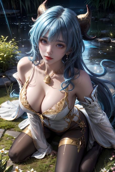 AI绘画-原神甘雨-国漫小屋