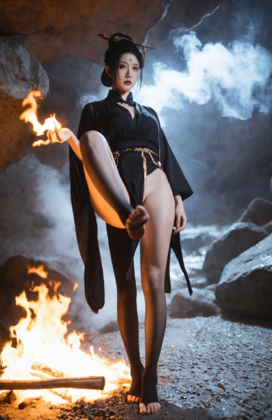 AI绘画-黑神话蜘蛛精四妹-