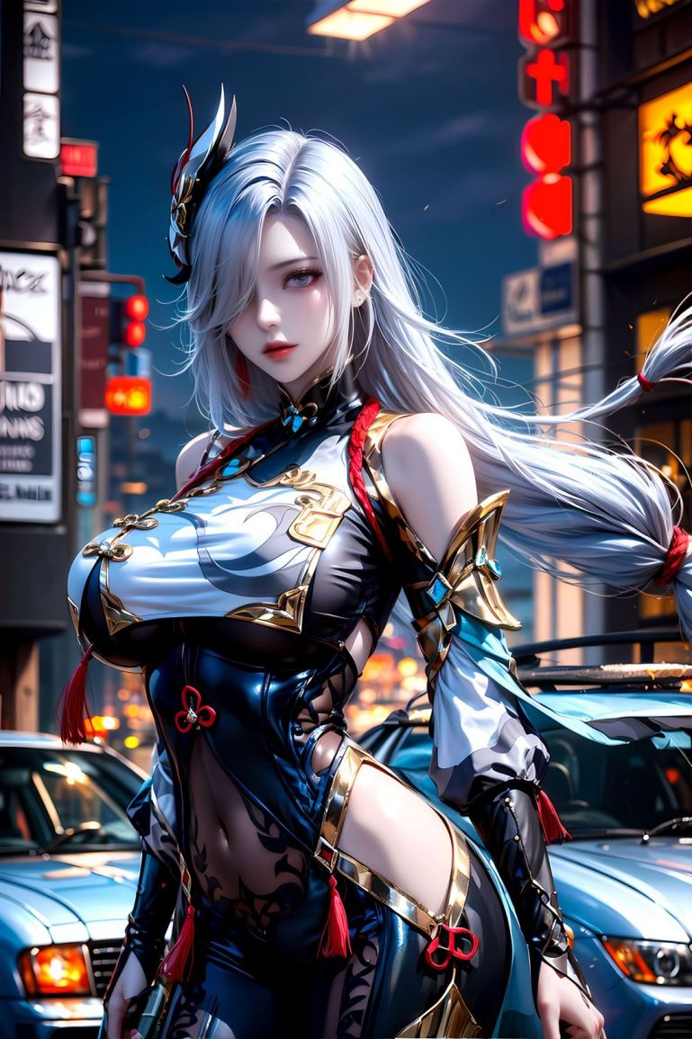 Ai绘画-原神-申鹤-国漫小屋