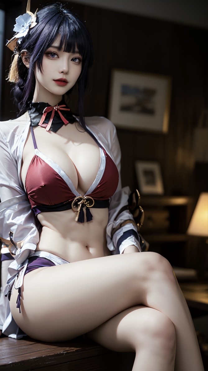 AI绘画-雷电将军-编号72-国漫小屋