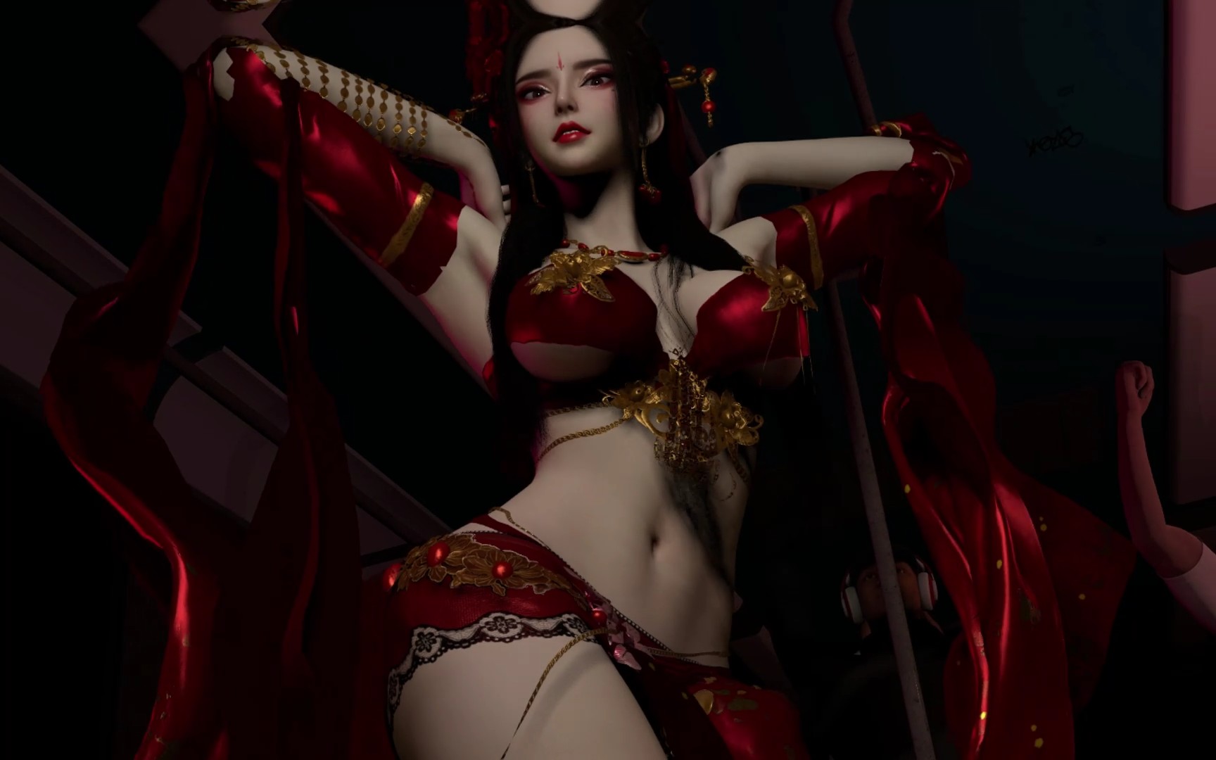 国漫视频-女祭司地铁系列编号421-小男次元3