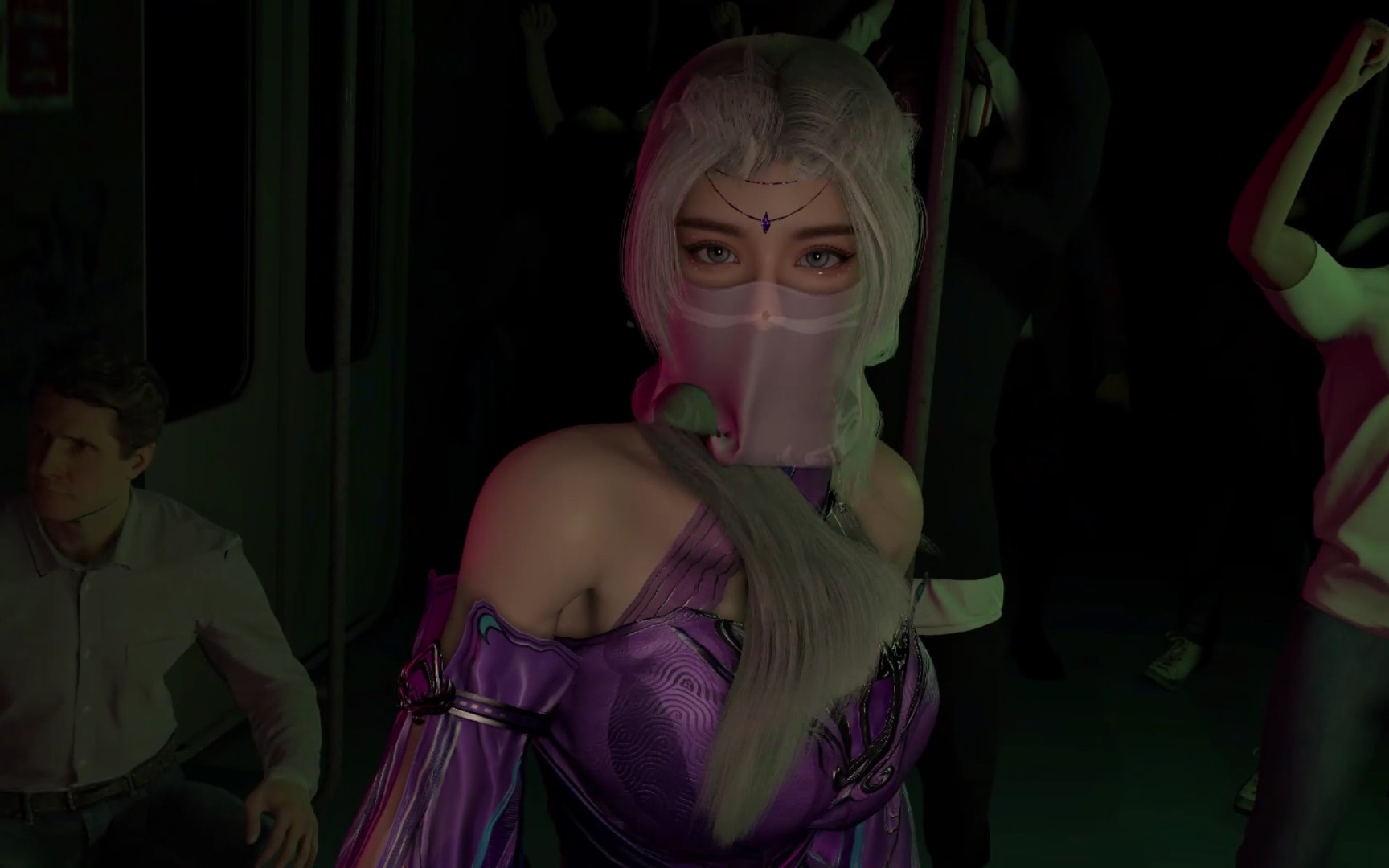 国漫视频-A小医仙地铁系列编号428-小男次元3